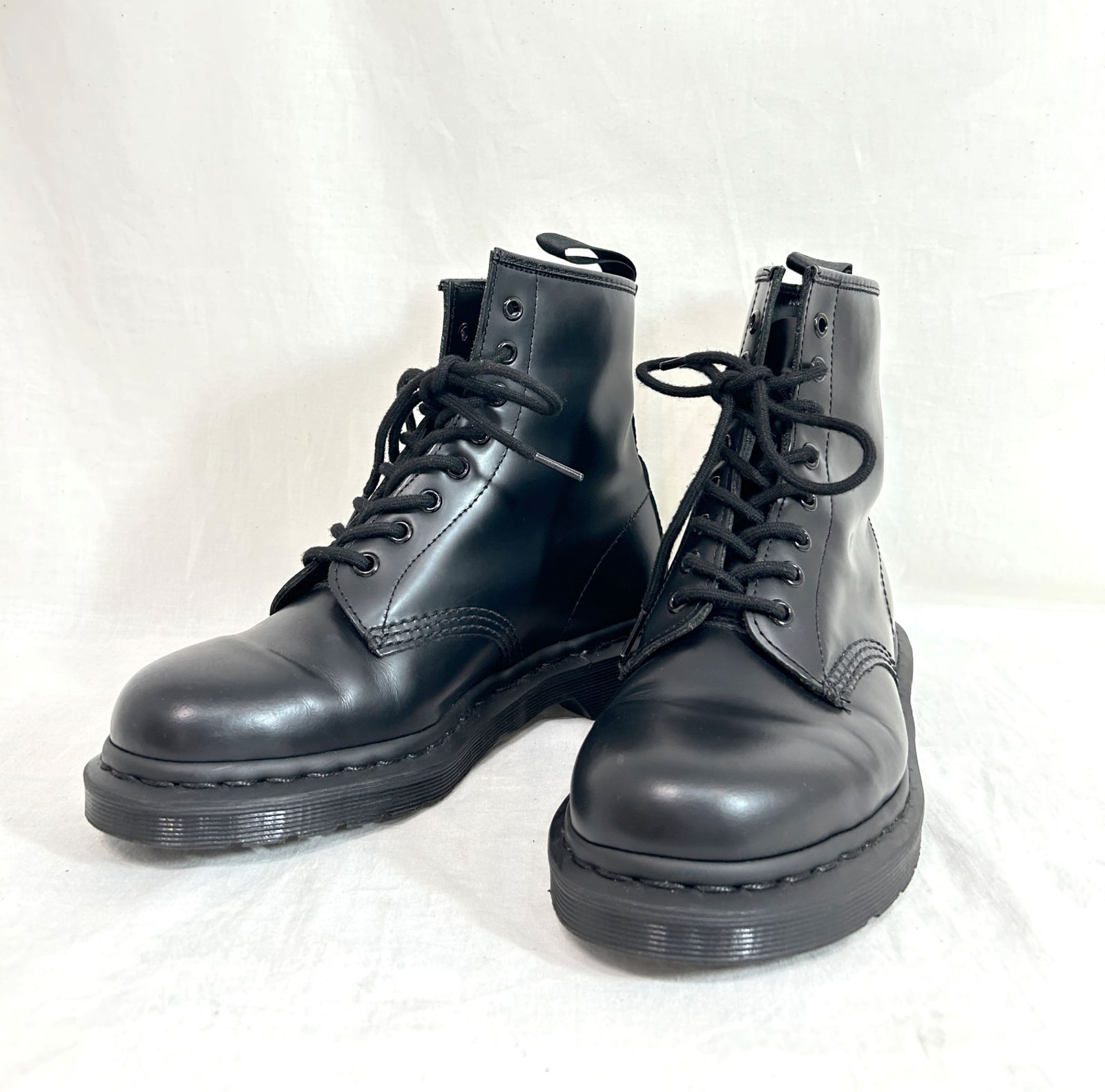 Dr.martens UK7 USM8 8ホール オールブラック ドクターマーチン ブーツ 