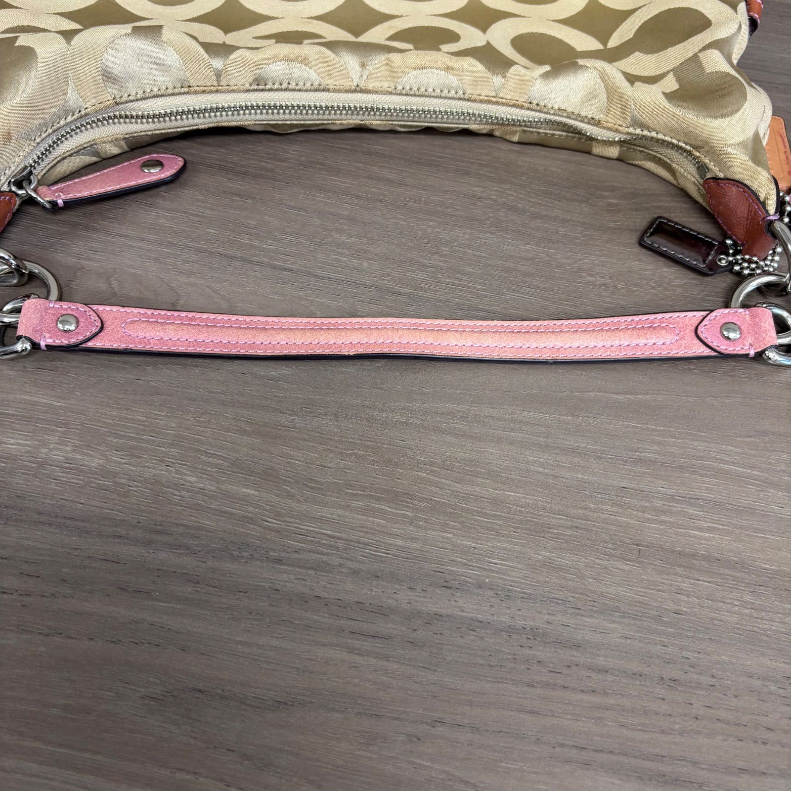 o)2071 COACH コーチ Signature シグネチャー オールドコーチ ブラウン 