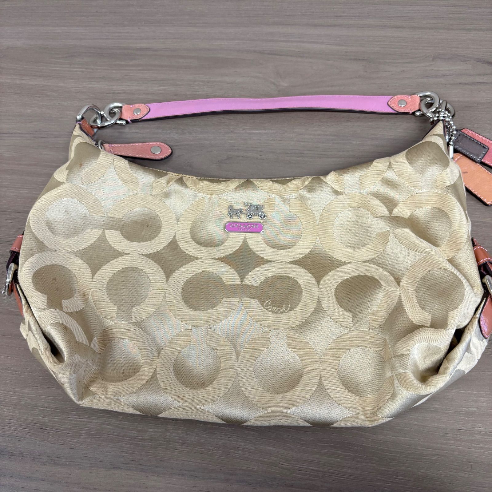 o)2071 COACH コーチ Signature シグネチャー オールドコーチ ブラウン 