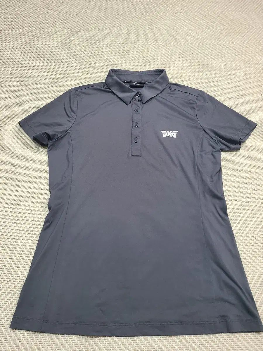 M) PXG レディース ゴルフウェア 半袖 カラーTシャツ シャツ グレー