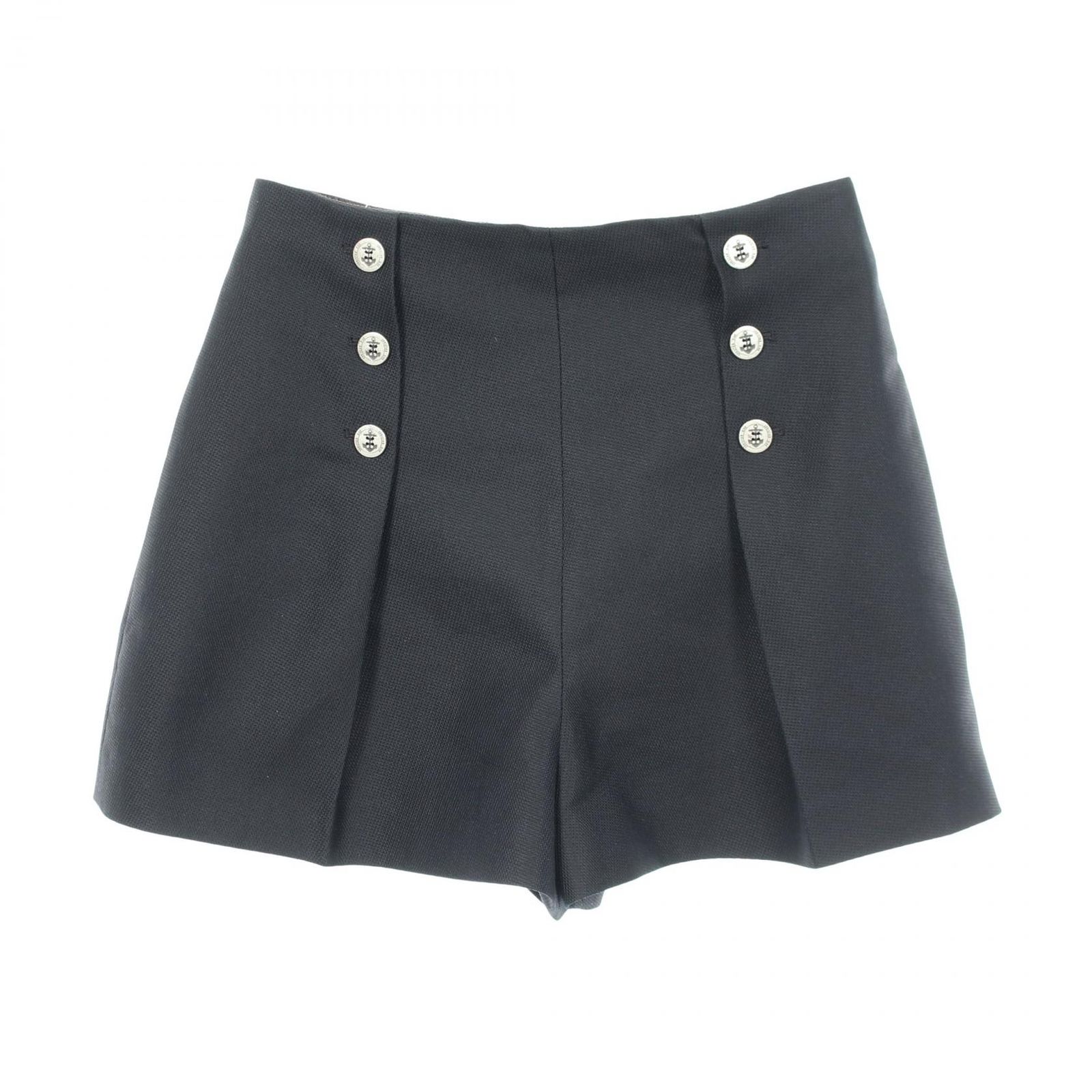 ディオール Dior パンツ イカリボタン ショート ウール シルク ショートパンツ レディース Used A