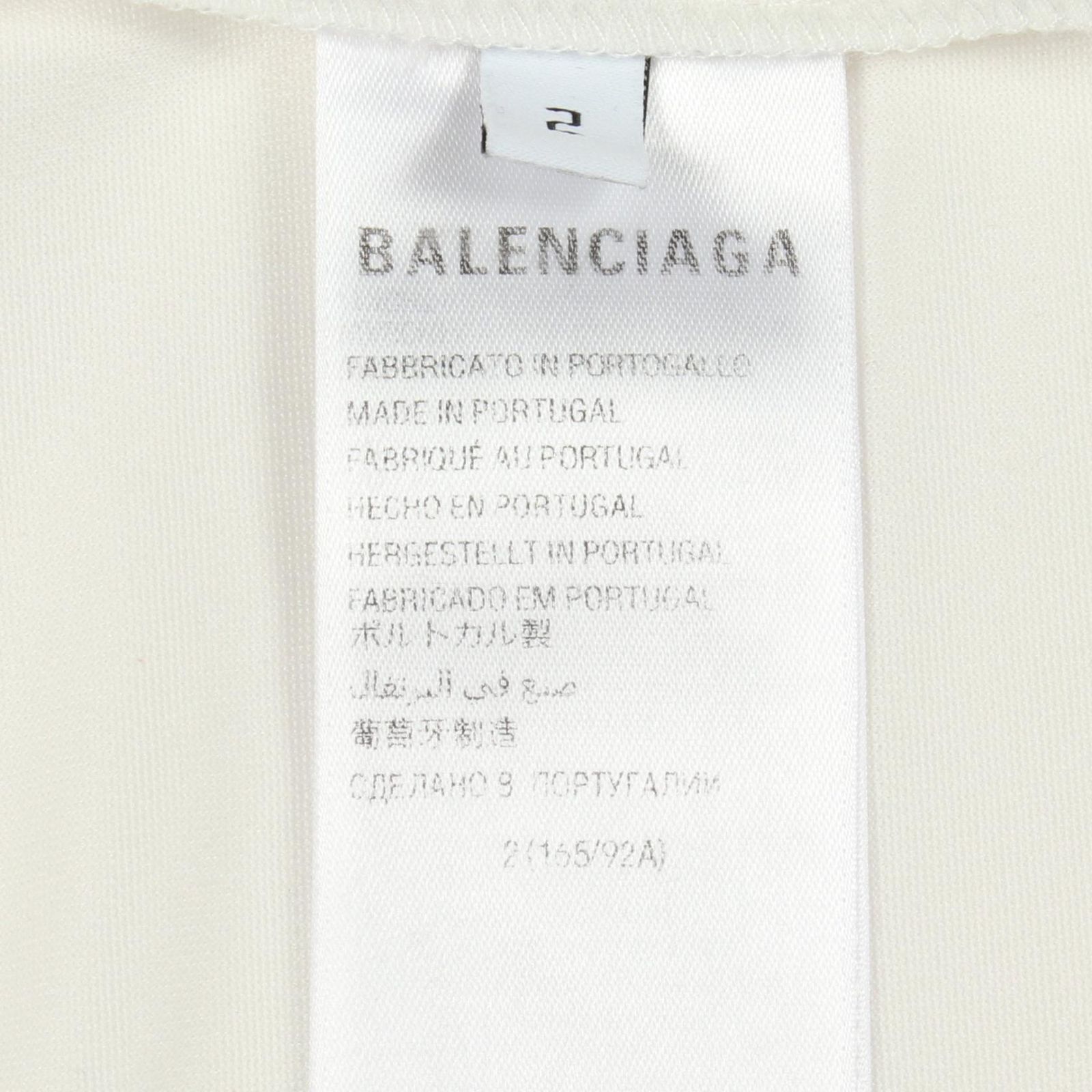 バレンシアガ BALENCIAGA 長袖Tシャツ PARIS SOCCER メッシュ