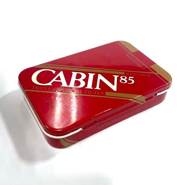 当時品☆CABIN 85/キャビン TRIPLE CHARCOAL FILTER タバコ缶 レトロ