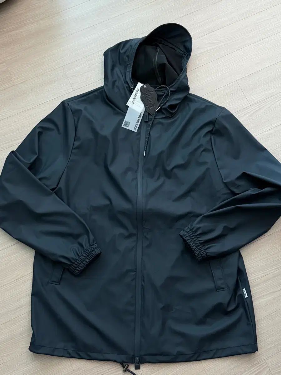 新品 RAINS レインウェア 防水 ジャケット ネイビー XL