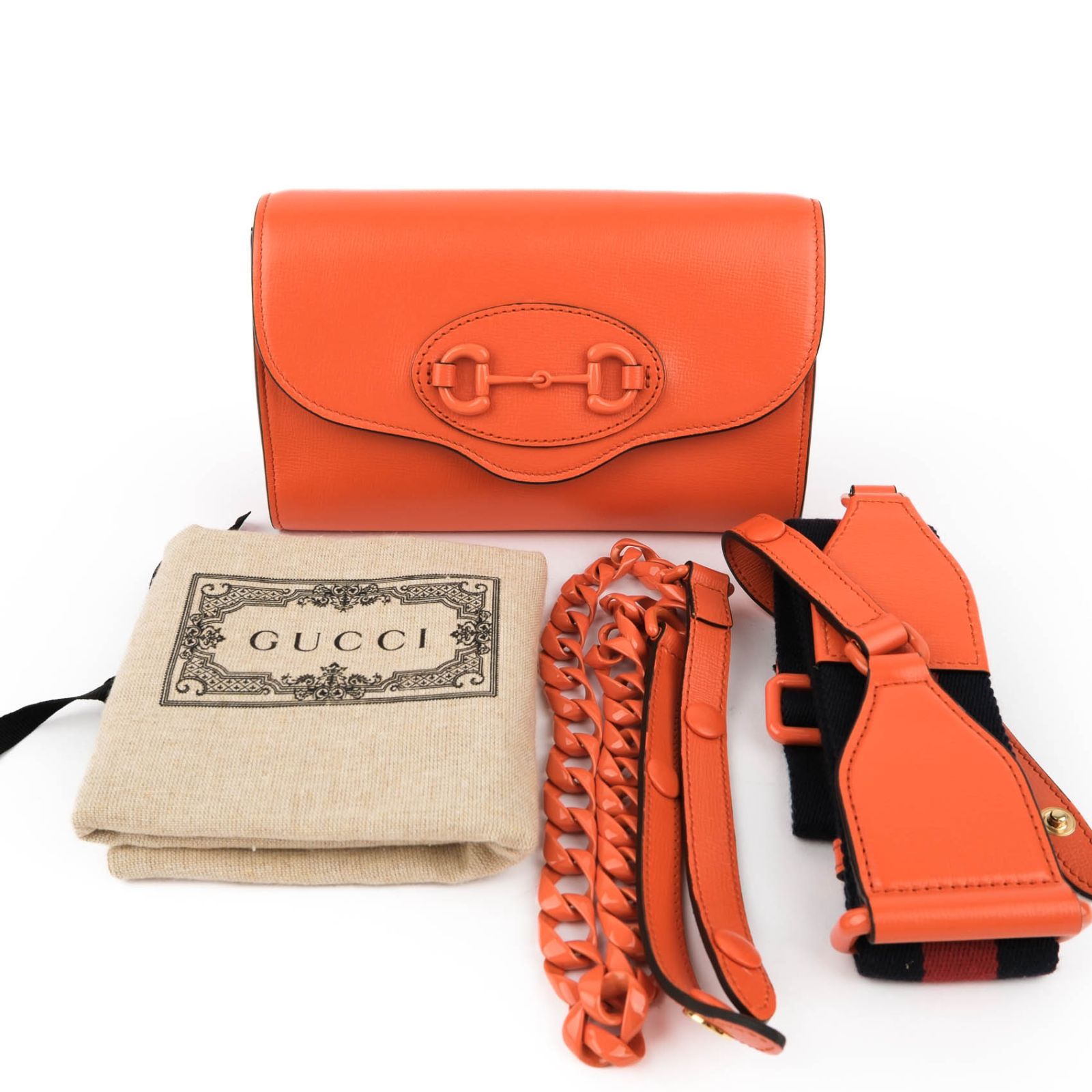新品同様】グッチ GUCCI ホースビット 1955 ミニバッグ 2WAY チェーン 