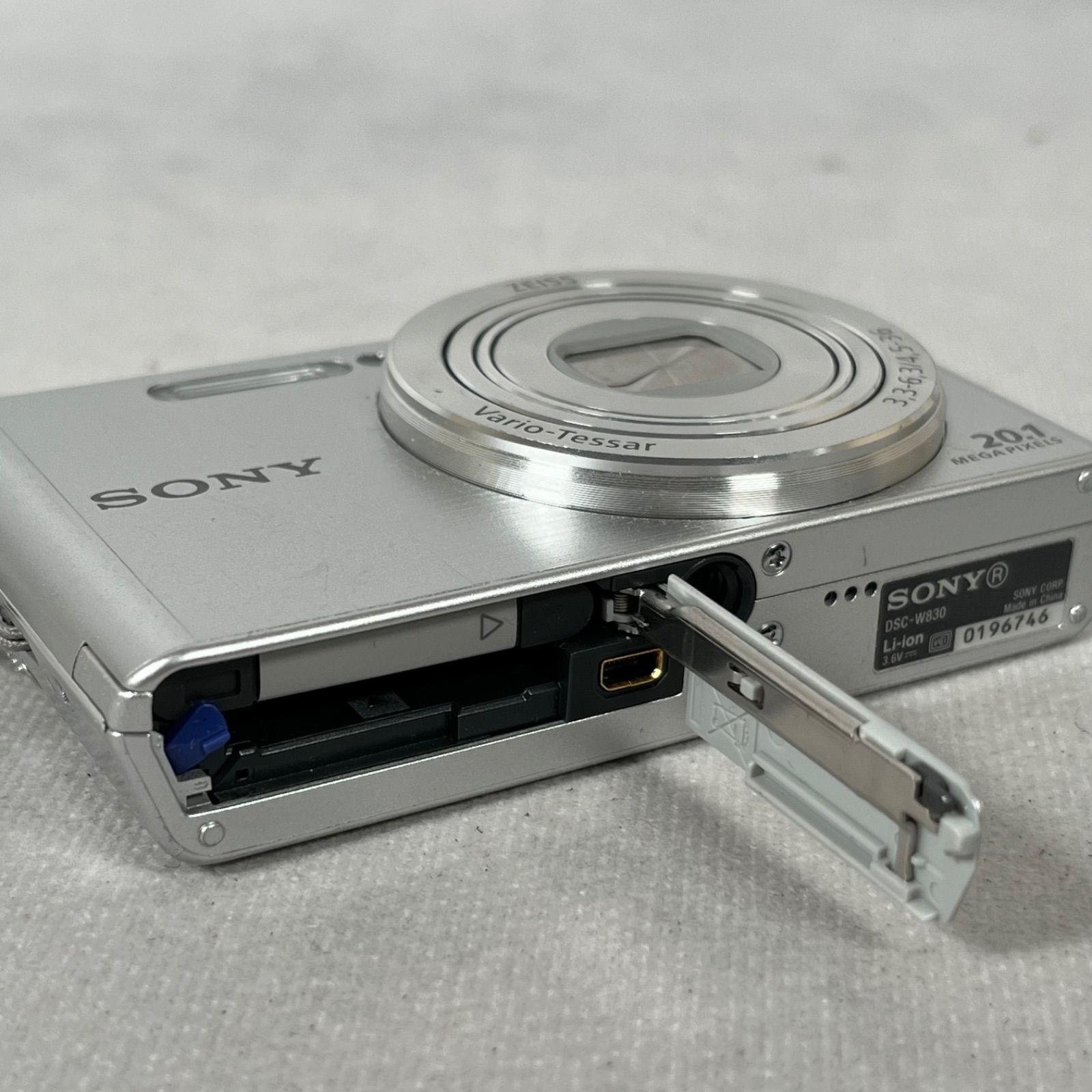 管2605-470】SONY ソニー サイバーショット DSC-W830 シルバー 