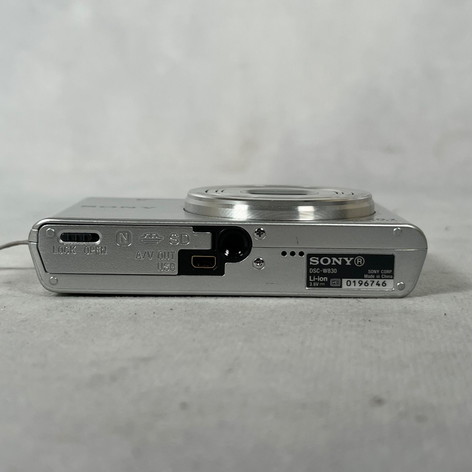 管2605-470】SONY ソニー サイバーショット DSC-W830 シルバー