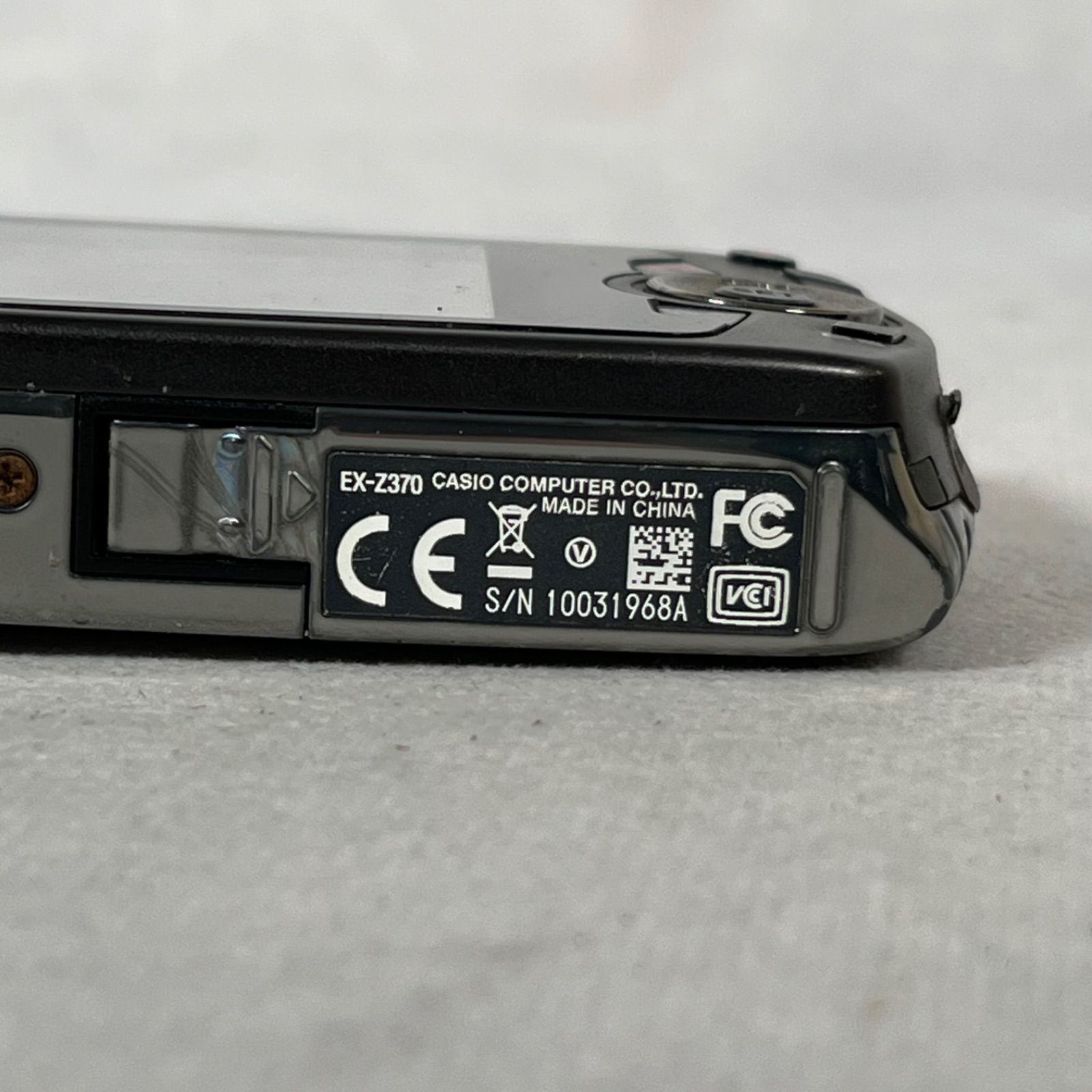 管2605-531】通電確認済☆ CASIO カシオ EXILIM EX-Z370 シルバー 