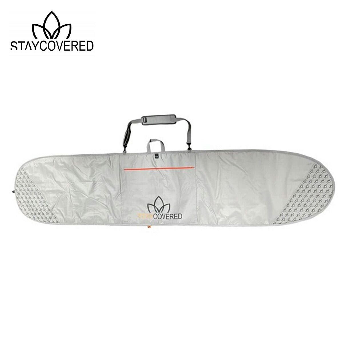 サーフボードケース ステイカバード STAY COVERED ROUND NOSE BOARDS COVERS 7'0 サーフィン サーフボードカバー ボードバッグ 耐熱 日焼け防止 防水 パッド入り 収納ポケット フィンスロット 通気性 グレー 正規品