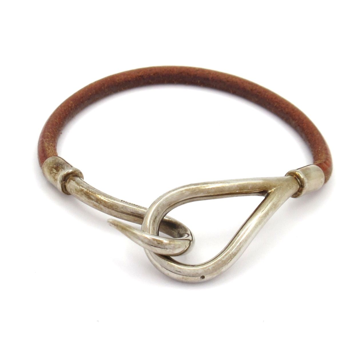 HERMES(エルメス) ブレスレット ジャンボ レザー ダークブラウン
