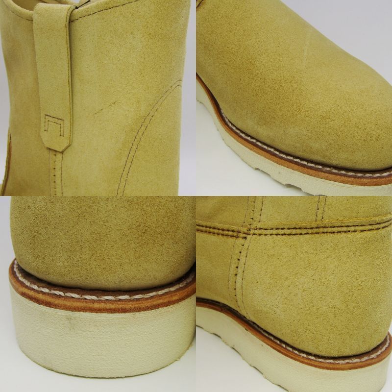 未使用 REDWING レッドウィング US8.5E 26.5cm ペコスブーツ 8168