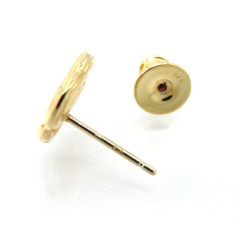 美品 h'eres ヒアーズ ピアス OUROBOROS SIGNET PIERCE GOLD K18