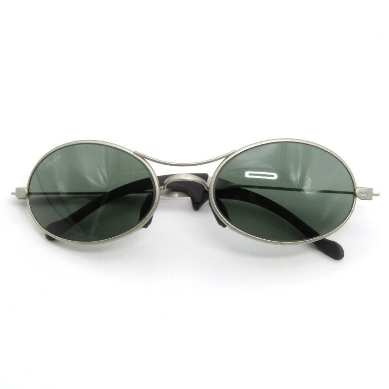 Ray-Ban レイバン サングラス B&L ORBS ORLS OVAL USA製 ボシュロム期 オルズ オーバル マットシルバー 54001070
