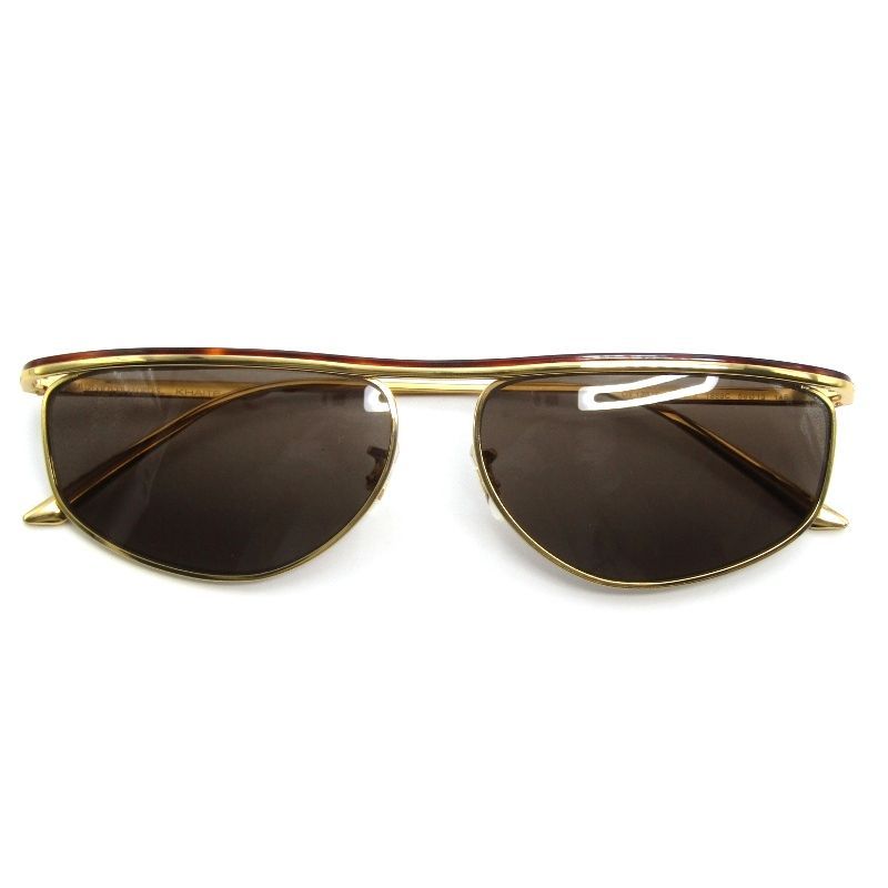 未使用 OLIVER PEOPLES × KHAITE オリバーピープルズ ケイト サングラス 1986C OV1367S イタリア製 533273 GOLD/DARK MAHOGANY 54001078