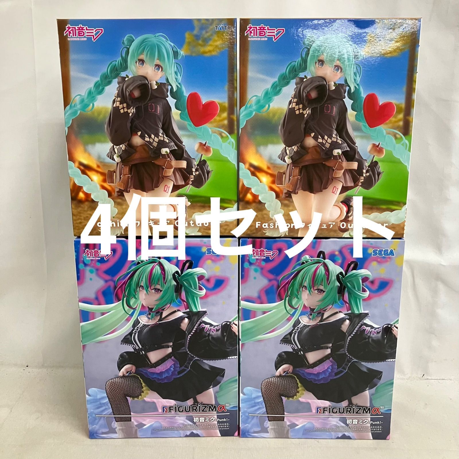未開封 初音ミク FiGURiZMα 他 フィギュア 4個セット SF6722 c107