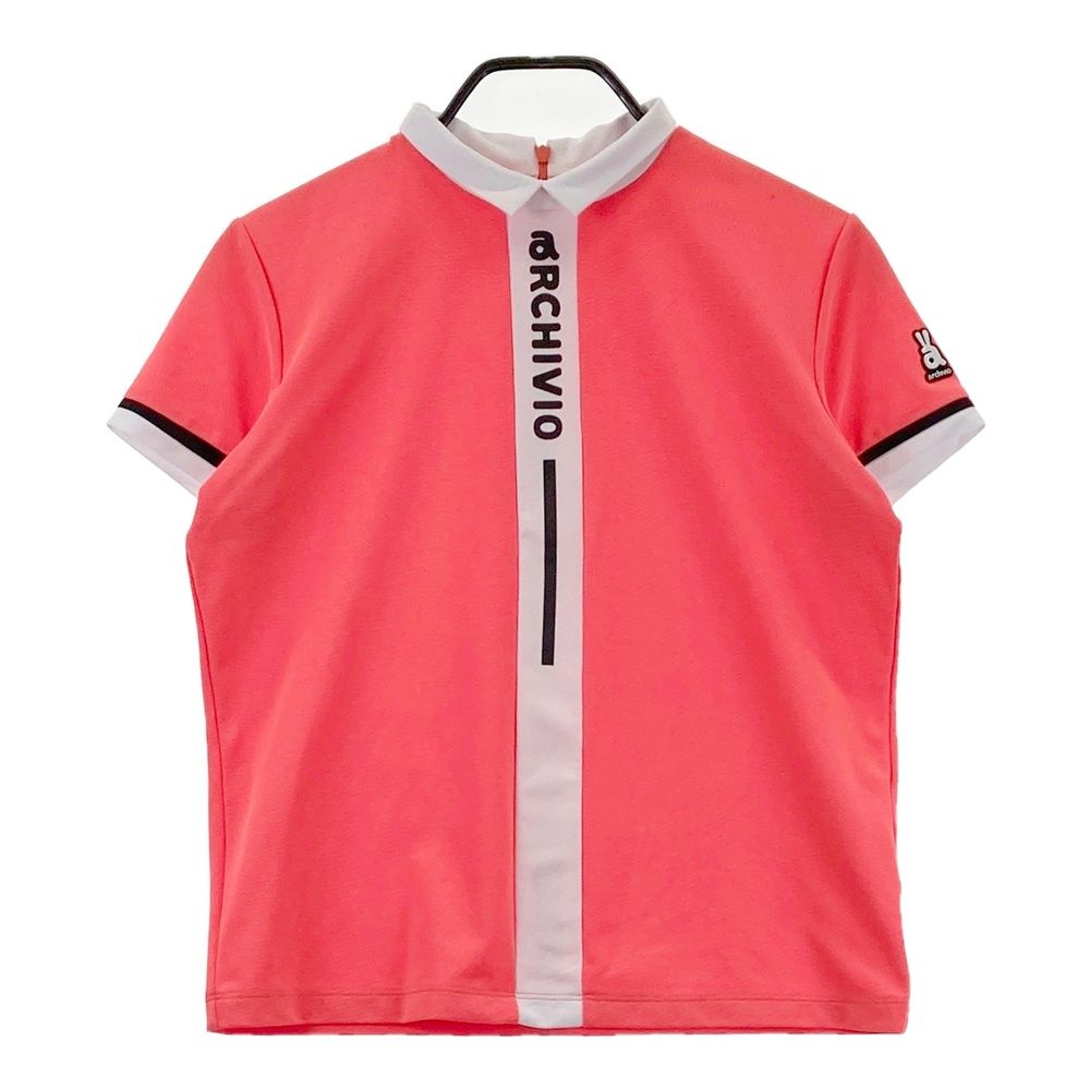 サイズ：40 ARCHIVIO アルチビオ 襟付 半袖Tシャツ ピンク系