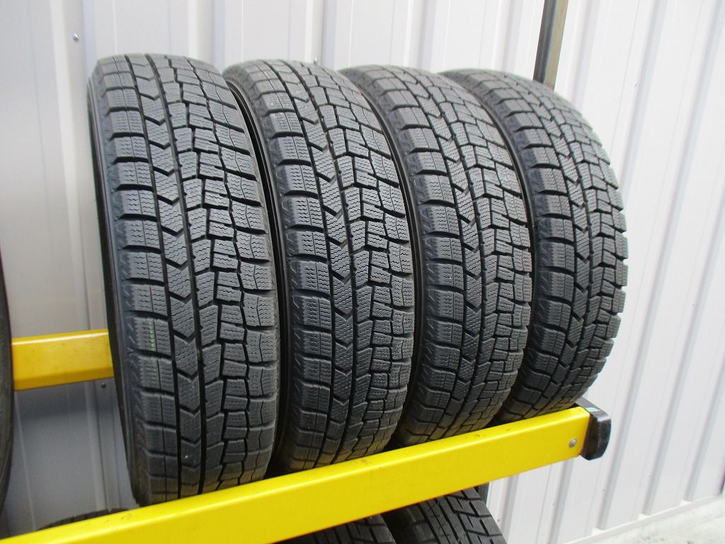 ★☆155/65R14 75Q ダンロップ WINTER MAXX WM02 スタッドレス 2023年製 4本 送料込 T71610122☆★インボイス領収書発行可能