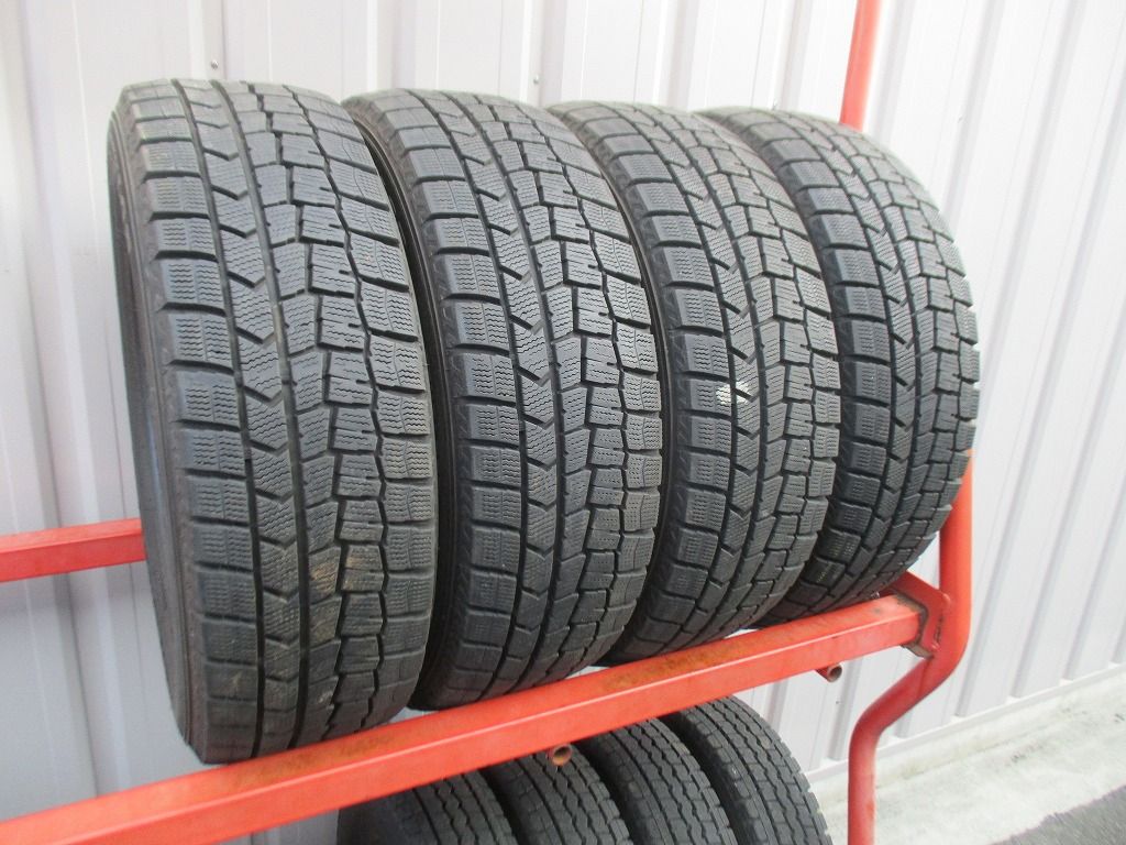 ★☆185/60R15 84Q ダンロップ WINTER MAXX WM02 スタッドレス 4本 送料込 T71660122☆★インボイス領収書発行可能
