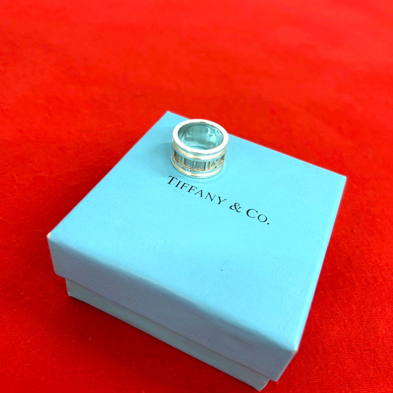極 美品 TIFFANY&Co. ティファニー ヴィンテージ ワイド アトラス