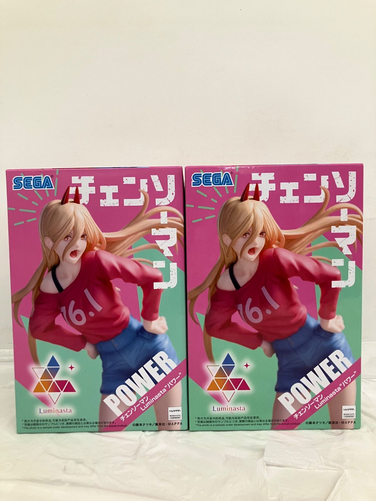 未開封 チェンソーマン Luminasta パワー フィギュア 2個セット