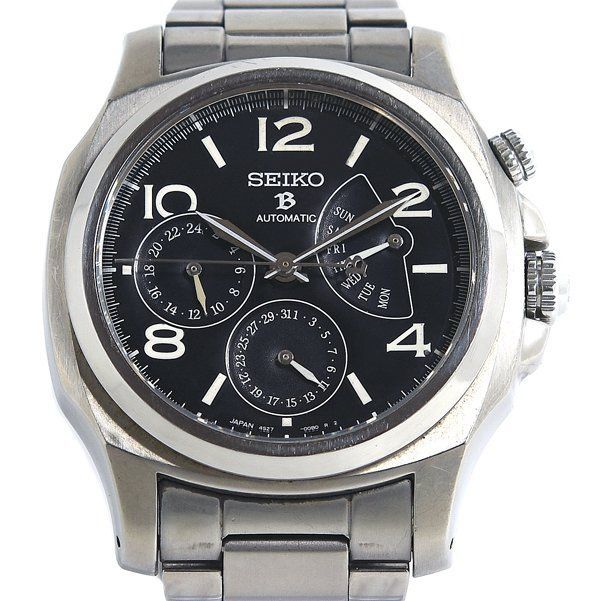 良品 SEIKO セイコー BRIGHTZ ブライツ メカニカル レトログラード SAGN007 4S27-00B0 自動巻き メンズ