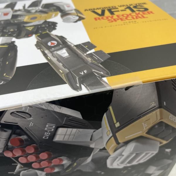 中古】未開)DX超合金 VF-1S アーマードバルキリー(ロイ・フォッカー