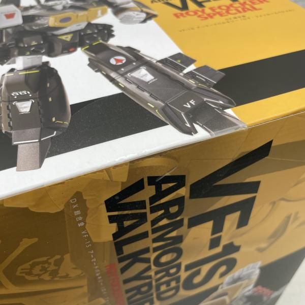 中古】未開)DX超合金 VF-1S アーマードバルキリー(ロイ・フォッカー