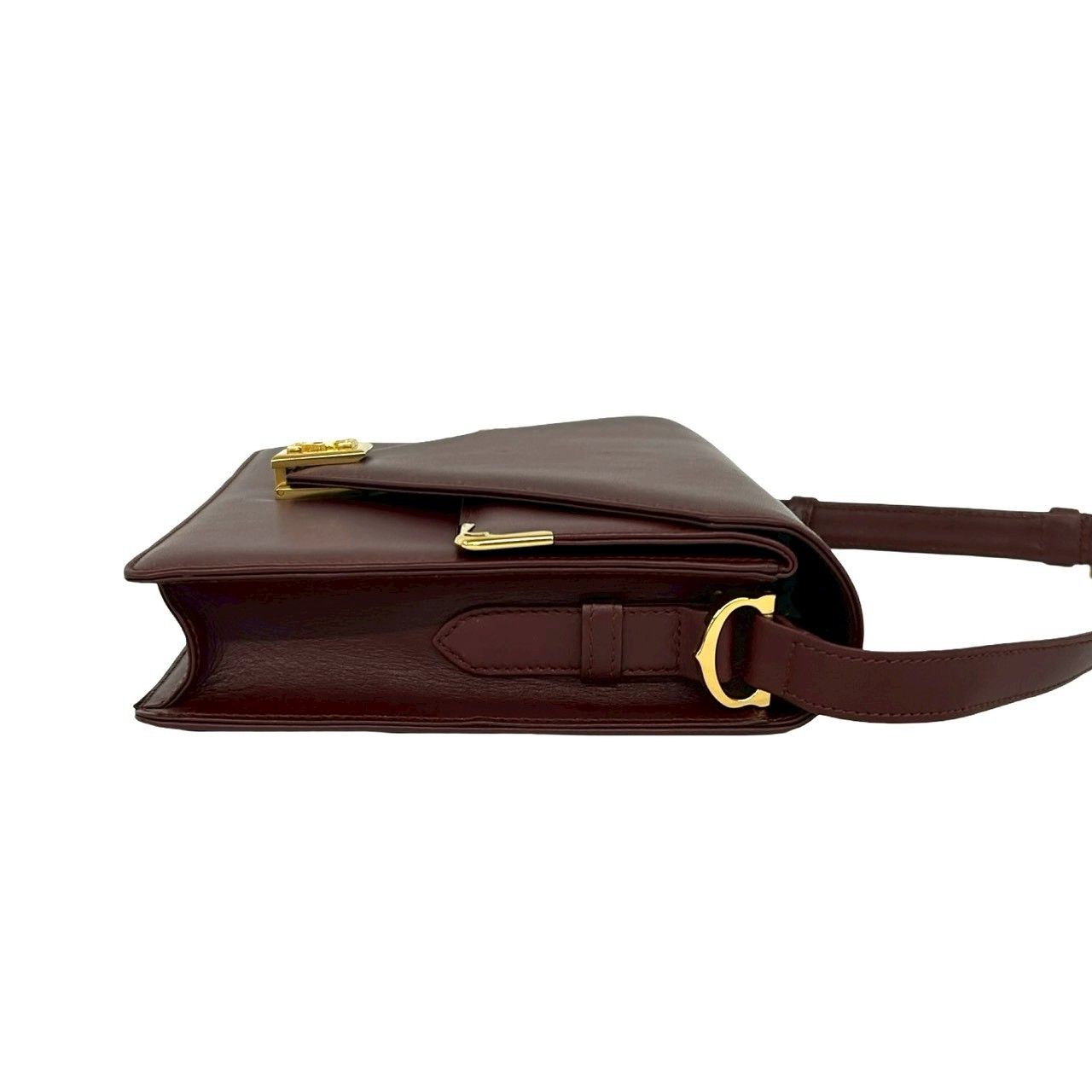 極 美品 CARTIER カルティエ ヴィンテージ マストライン ロゴ 金具