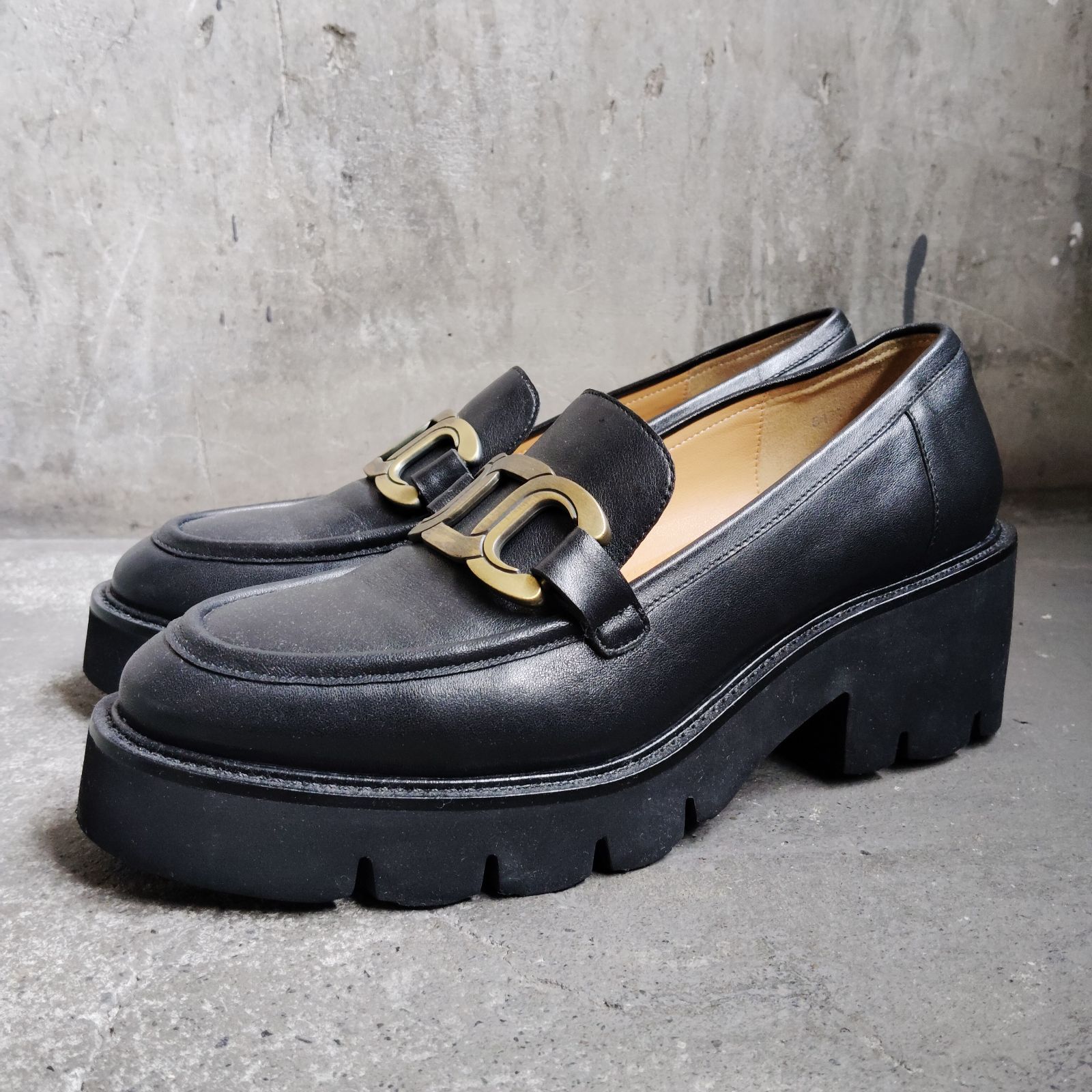 マッキントッシュ 厚底ローファー MACKINTOSH PHILOSOPHY メタル