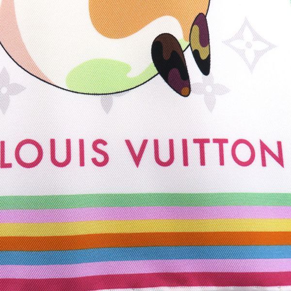 ルイヴィトン LV×TM カレ70・スーパーフラット M96273 白 【Bランク 