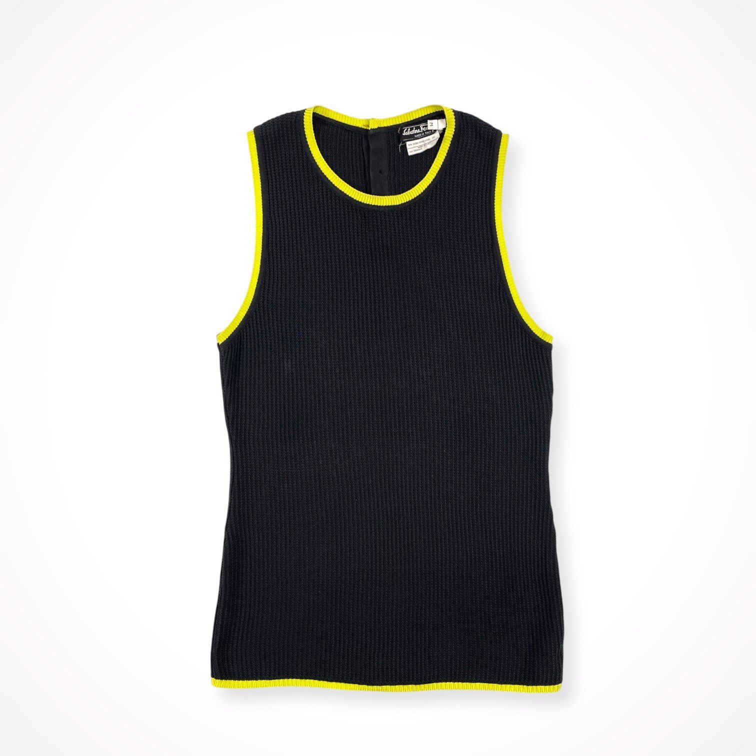 Salvatore Ferragamo / VINTAGE コットンノースリーブニット SIZE:M 7,154円