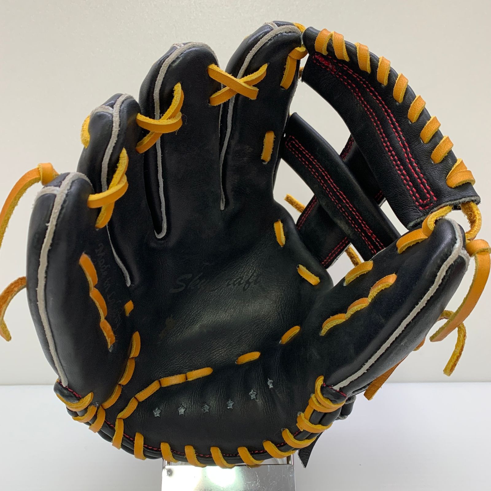 中古★SSK&Nike 軟式グローブ 黒2点セット内野手外野手ピッチャー SkyCraft 軟式 大人 一般 内野手用 グローブ グラブ 左投げ 中古品