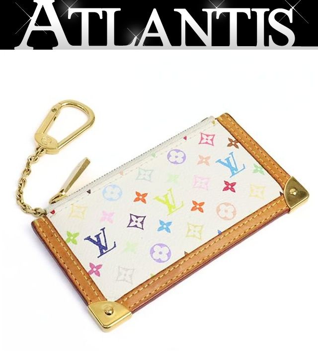 【広尾店】ルイヴィトン Louis Vuitton ポシェットクレ コインケース カードケース マルチカラー G金具 M92655 【19356】