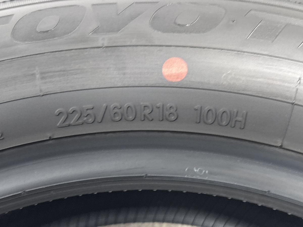 2026年製 新車外し バリ溝】トーヨー プロクセス コンフォート 225