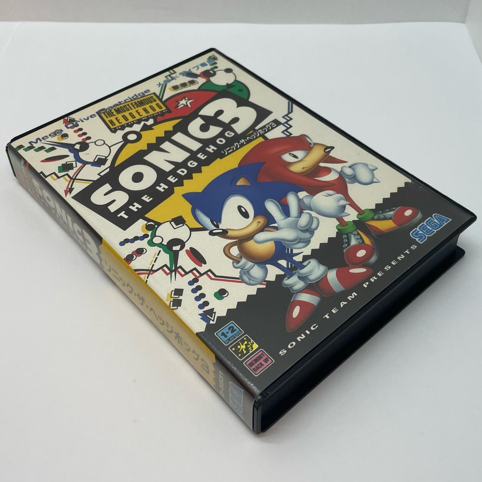 尾張小牧店】メガドライブ ソニック・ザ・ヘッジホッグ3 G-5531 説明書