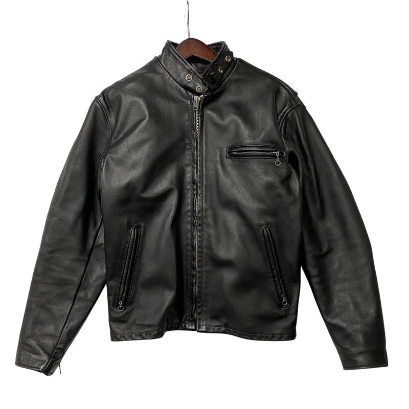70s Schott スタンドカラーシングルライダース USA ボアライナーa1 中古品】 SCHOTT ショット 641 USA製 BOA LINER STANDCOLLAR SINGLE