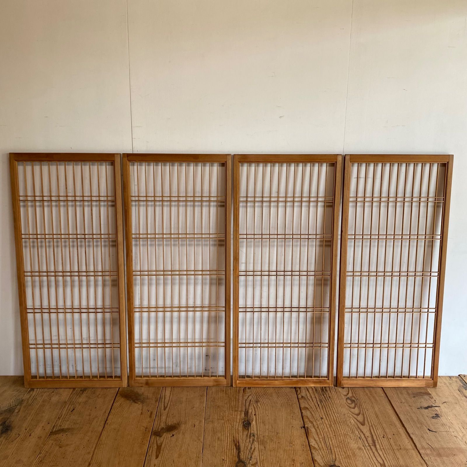 古建具 書院 障子 4枚セット 古民家 アンティーク X32 - メルカリ
