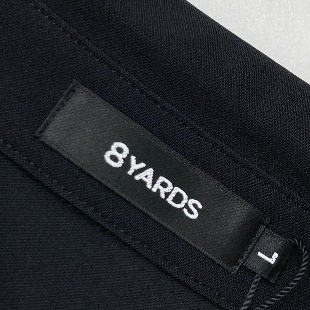 サイズ：L 8YARDS ハチヤーズ 2024年モデル 半袖ポロシャツ ブラック系