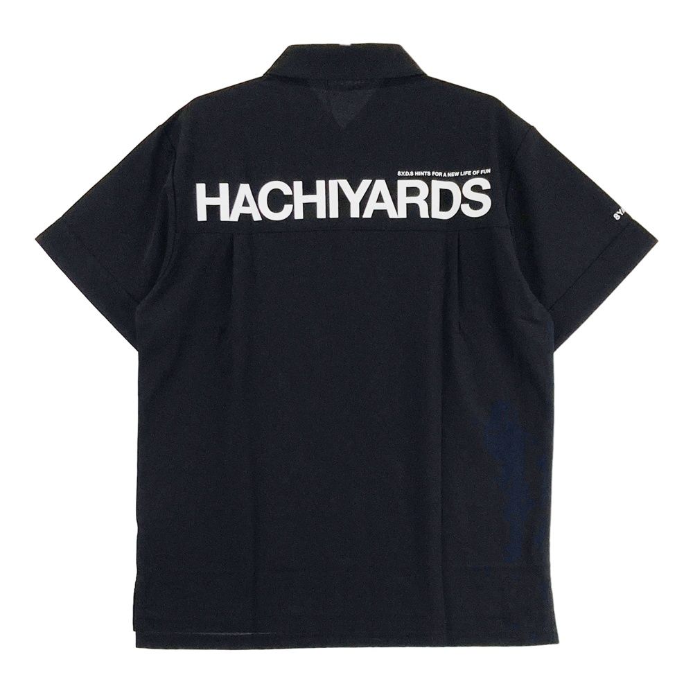 8YARDS ハチヤーズ Women's RIBSEPA ポロシャツL サイズ：L 8YARDS ハチヤーズ 2024年モデル 半袖ポロシャツ ブラック系