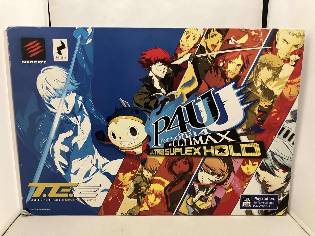 【保管場所による匂い移り、使用感や多少の傷みあり】 マッドキャッツ　T.E.2 ARCADE FIGHTSTICK TOURNAMENT EDITION