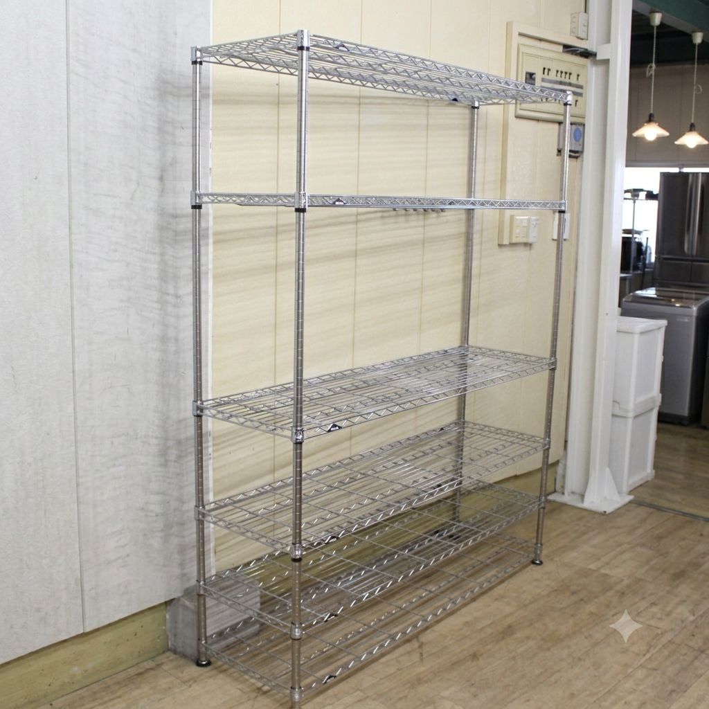m*n様 エレクター スチールラック【引き取り限定】 790)【川崎から出品/大特価/直取り限定】エレクター 6段 ワイド