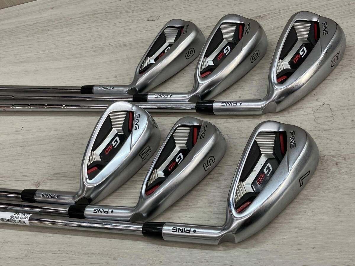 アイアンセット PING G410 flex S 5,6,7,8,9,W 6本セット 男性右利き用