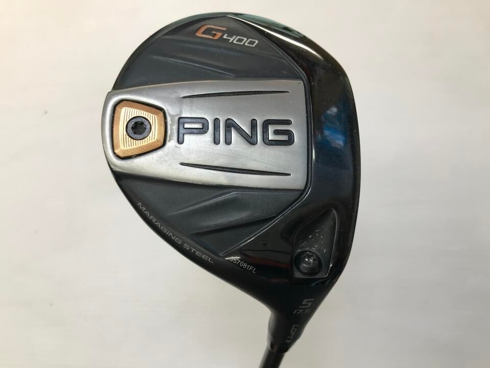 ピンG400 ○5番ウッド　17.5 ATTAS COOL 5SR ピン G400 17.5度 ATTAS MB-FW Sフレックス フェアウェイウッド 中古