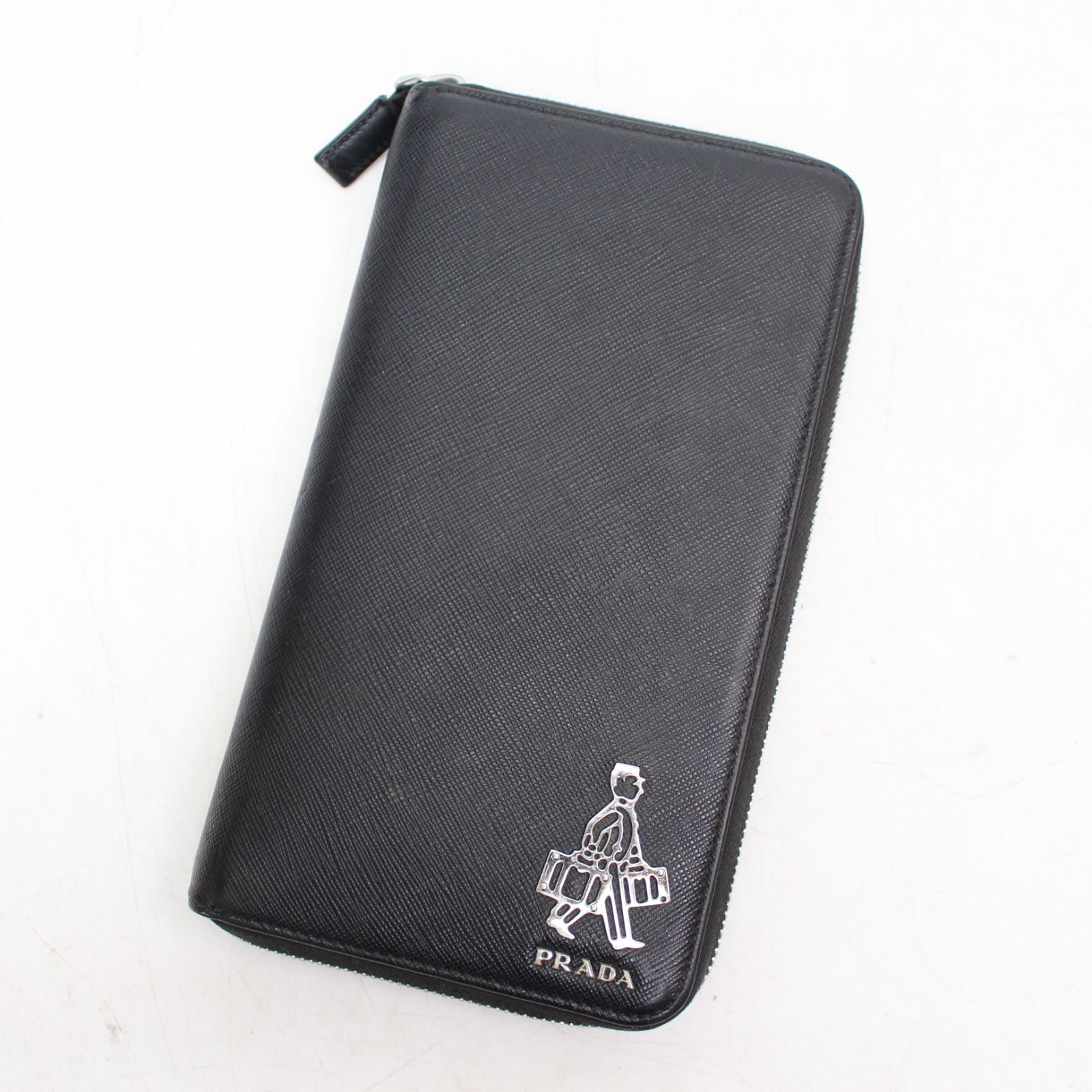 620)PRADA プラダ×PORTER ポーターコラボ ラウンドファスナー長財布