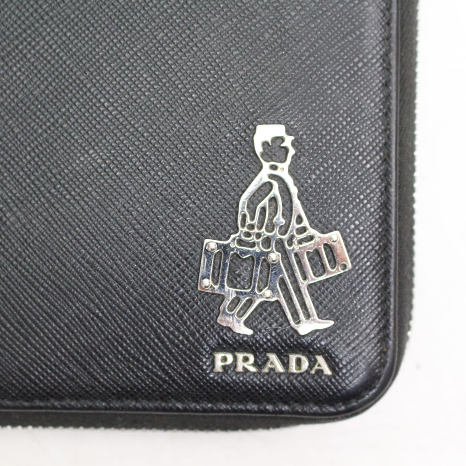 620)PRADA プラダ×PORTER ポーターコラボ ラウンドファスナー長財布