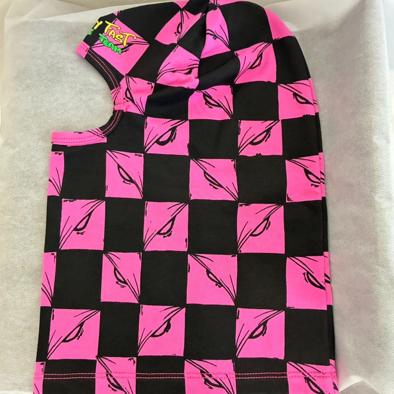ANTI PROMO MATTY BOY STAY FAST アンチプロモ マッティボーイ ステイファースト 黒 ブラック ピンク ニット帽 帽子 メンズ レディース Fサイズ 新品未使用 2623