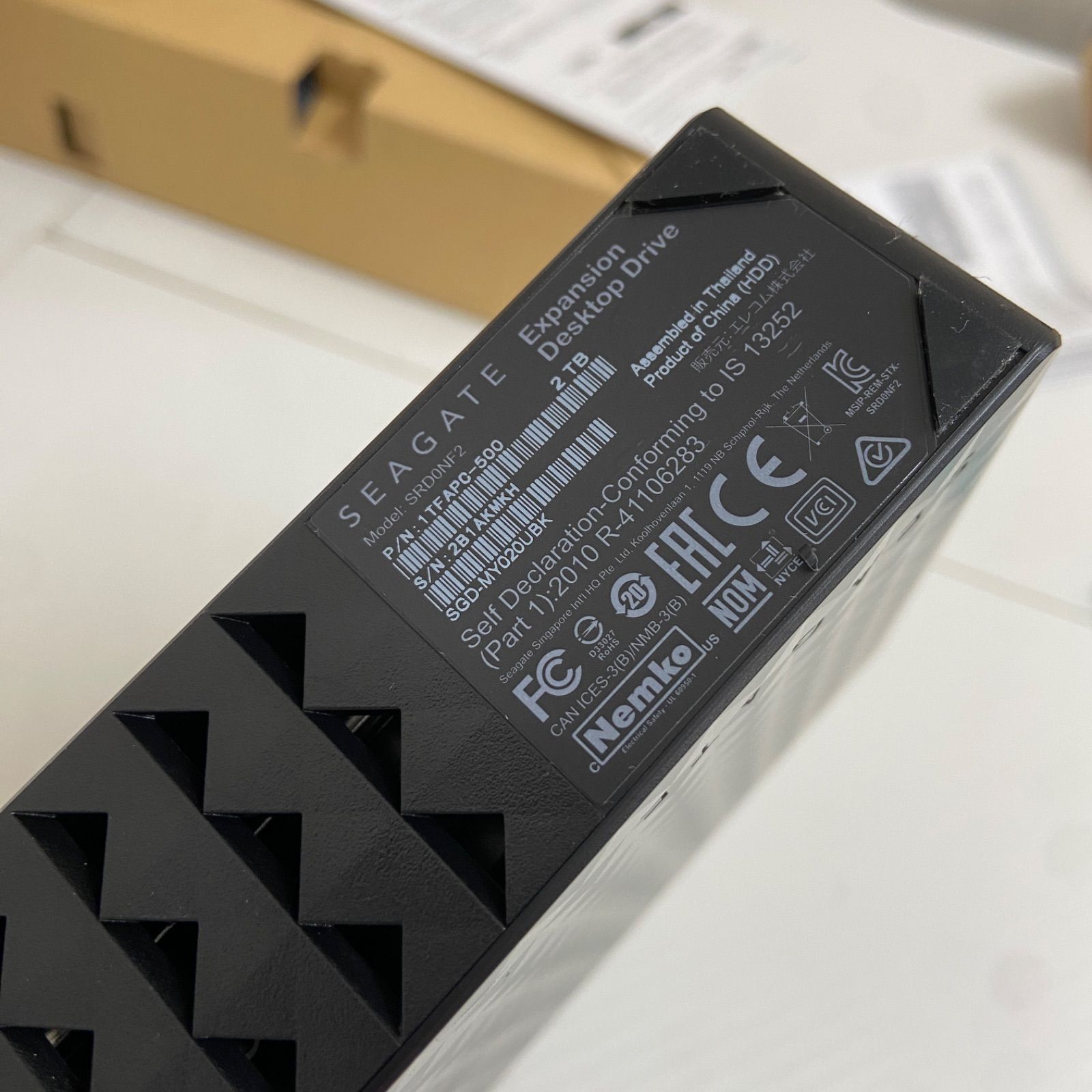 美品】エレコム シーゲイト 外付けHDD 2.0TB SGD-MY020UBK テレビ録画