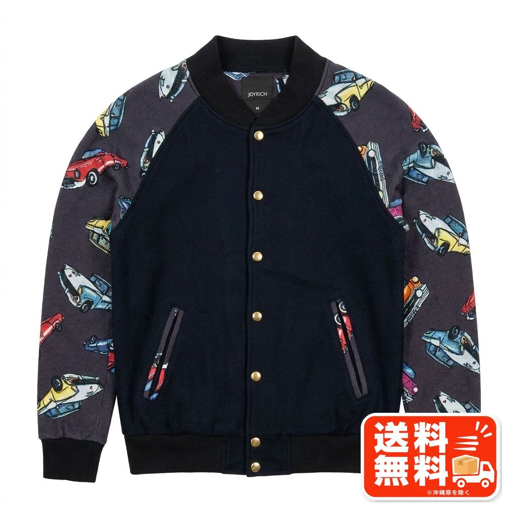 JOYRICH ジョイリッチ 総柄 スナップボタン ジャケット M - メルカリ
