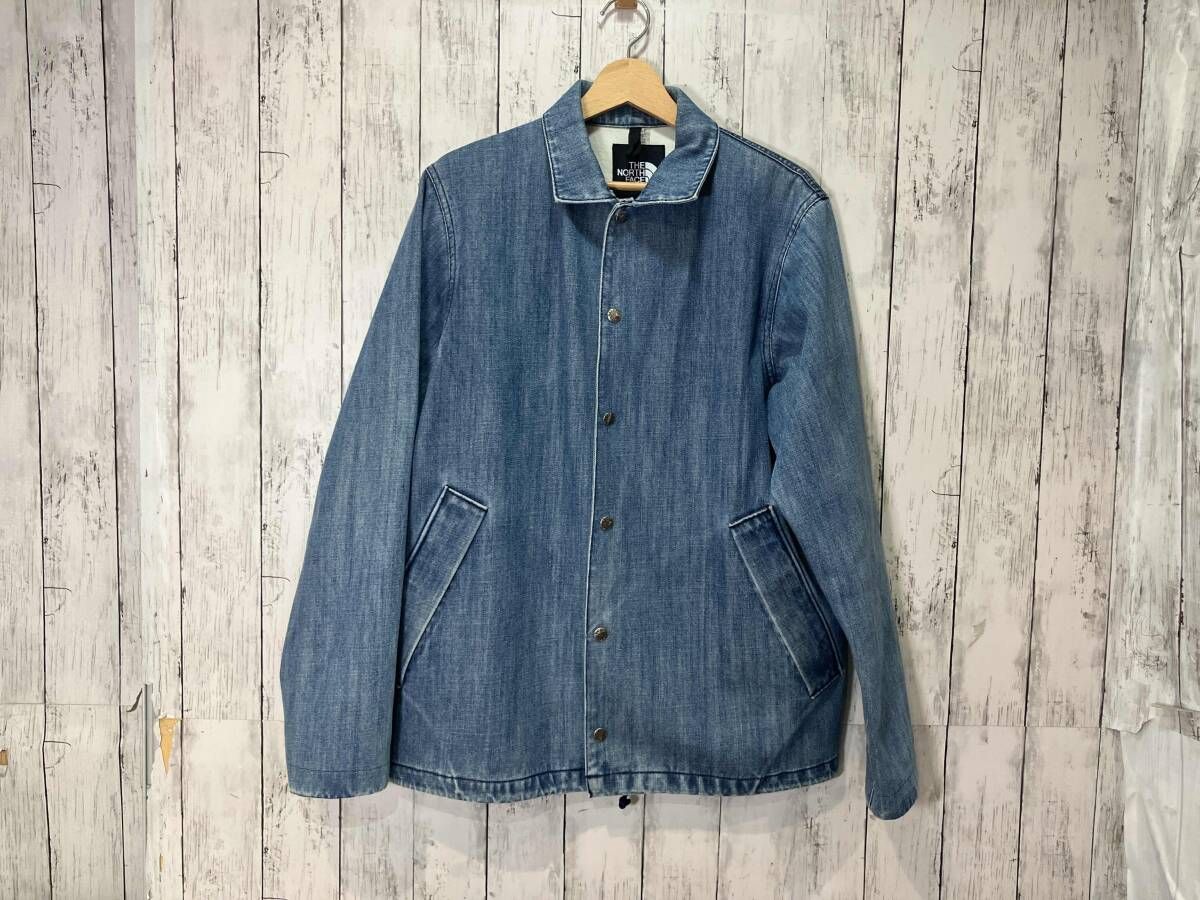 THE NORTH FACE ノースフェイス デニム コーチジャケット XL ブルー NP11540 アウトドア