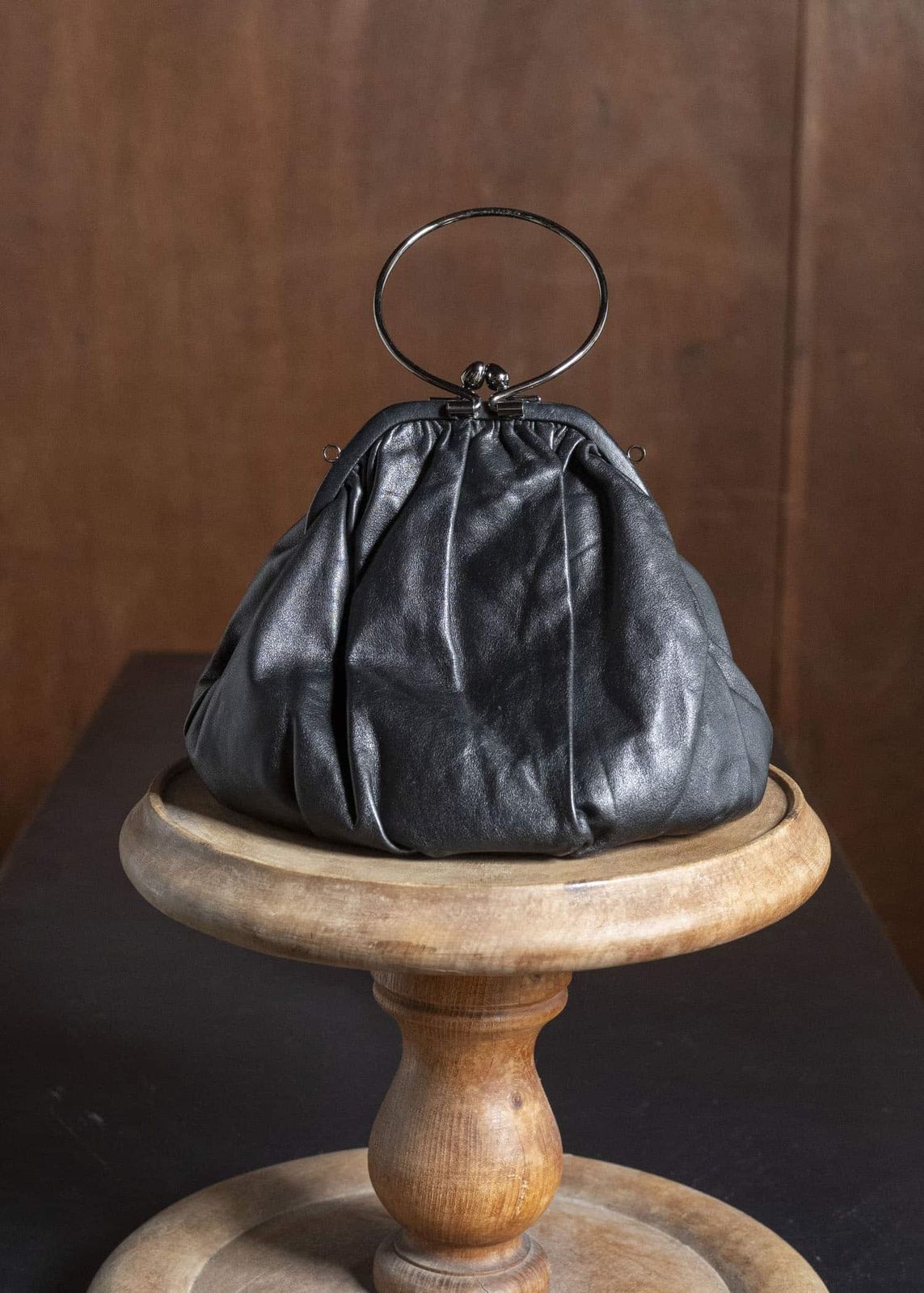 YOHJI YAMAMOTO ヨウジ ヤマモト DISCORD レザー巾着 その